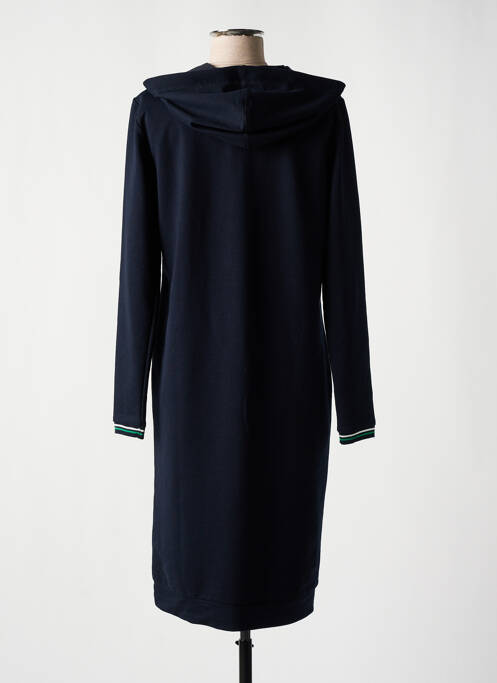 Robe mi-longue manches longues manches longues bleu THOMAS RABE femme