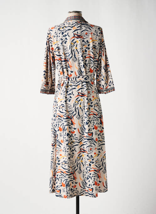 Robe longue beige K-DESIGN pour femme