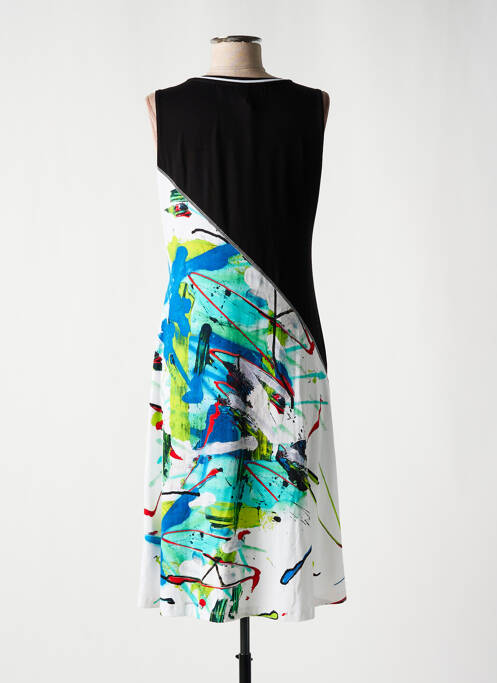 Robe mi-longue noir DOLCEZZA pour femme