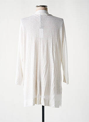 Gilet manches longues manches longues blanc SEE THE MOON femme