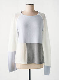 Pull col rond manches longues bleu RABE femme