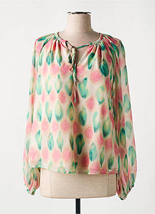 Blouse légère et transparente manches longues beige LPB femme