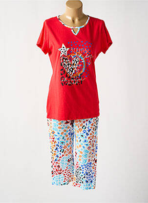 Pyjama rouge MASSANA pour femme