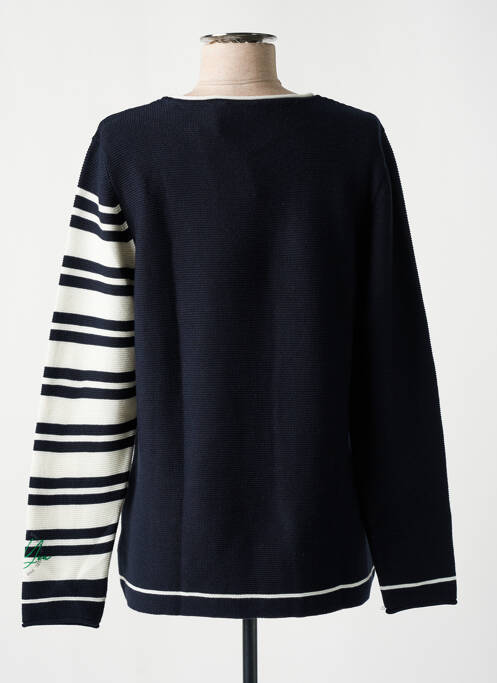 Pull col rond manches longues bleu RABE femme