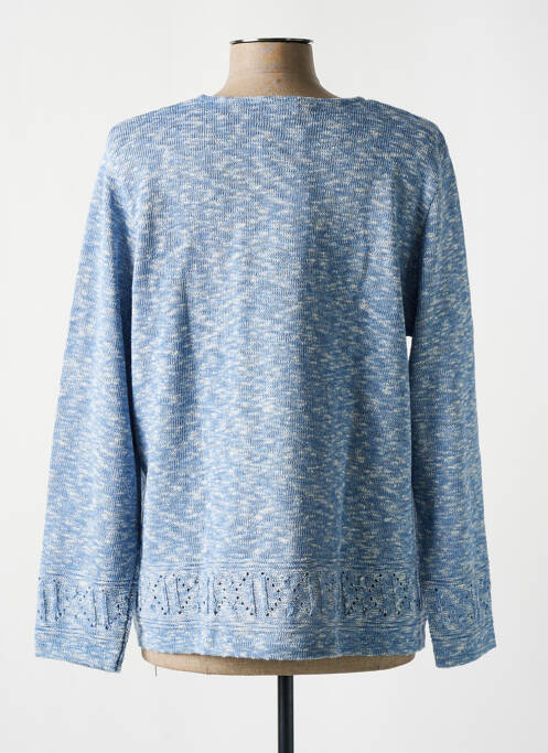 Gilet manches longues bleu GRIFFON pour femme