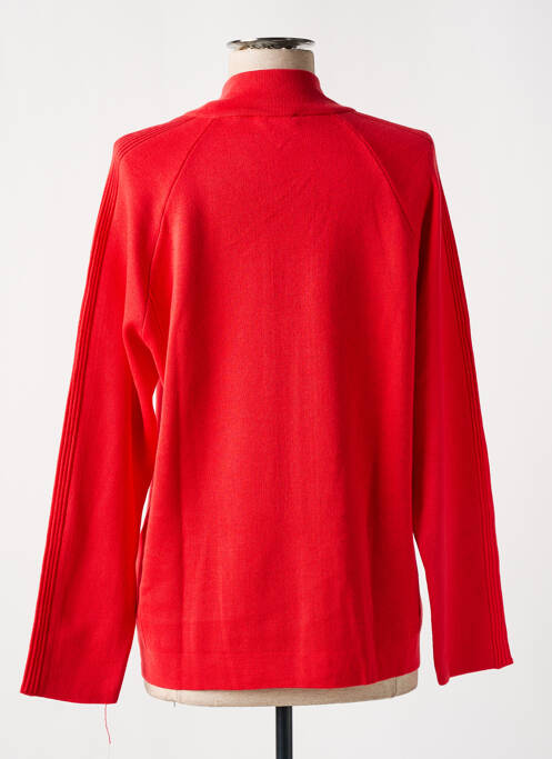 Gilet manches longues rouge RABE pour femme