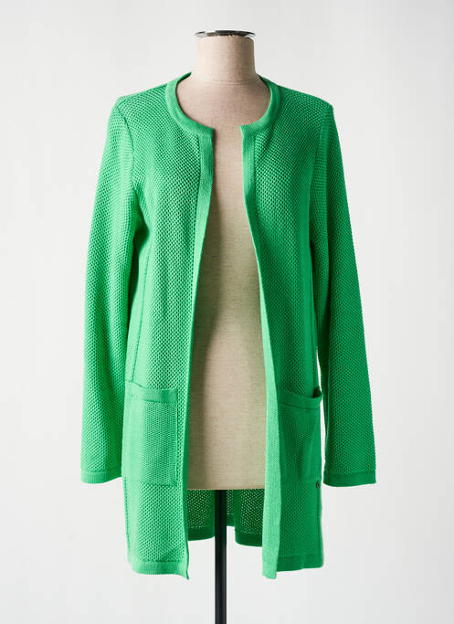 Gilet manches longues vert RABE pour femme