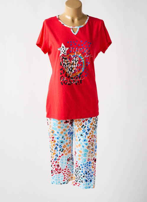 Pyjama rouge MASSANA pour femme