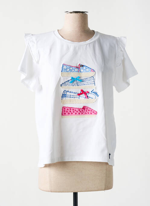 T-shirt blanc LOLITAS&L pour femme