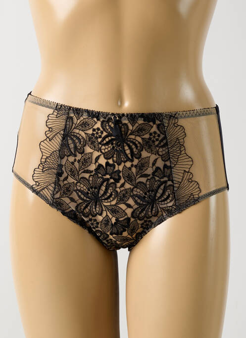 Culotte haute noir EMPREINTE pour femme