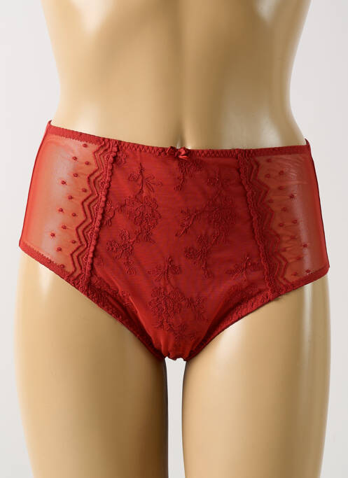 Culotte haute rouge EMPREINTE pour femme