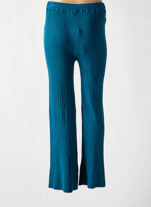 Pantalon flare stretch taille normale bleu MD'M femme
