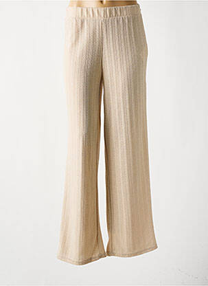 Pantalon flare stretch taille normale beige TIFFOSI femme