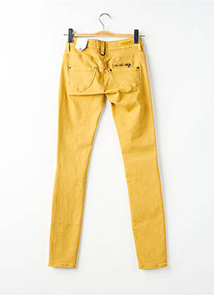 Jeans skinny stretch taille basse jaune FREEMAN T.PORTER femme