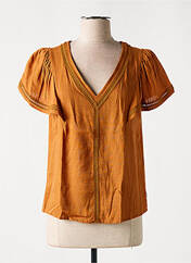 Blouse marron FREEMAN T.PORTER pour femme seconde vue