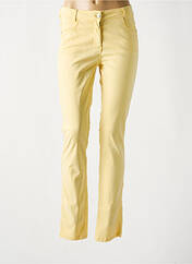 Pantalon slim jaune MAE MAHE pour femme seconde vue