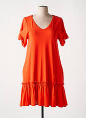 Robe courte orange MD'M pour femme seconde vue