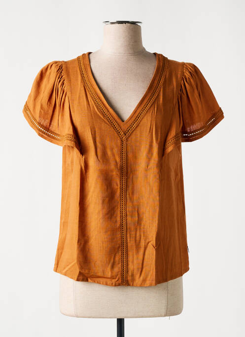 Blouse marron FREEMAN T.PORTER pour femme