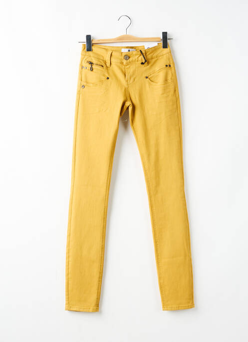 Jeans skinny jaune FREEMAN T.PORTER pour femme