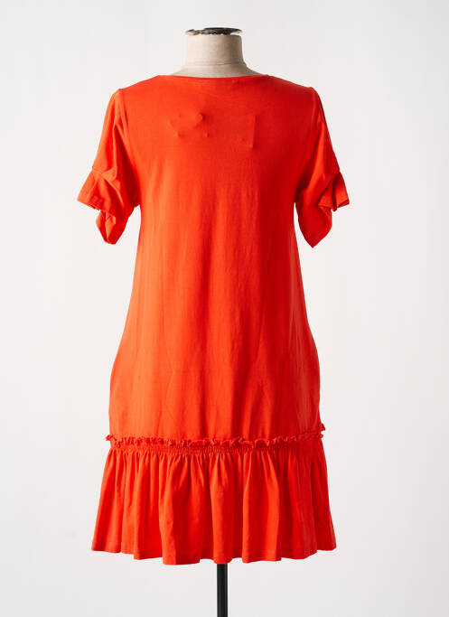 Robe courte orange MD'M pour femme