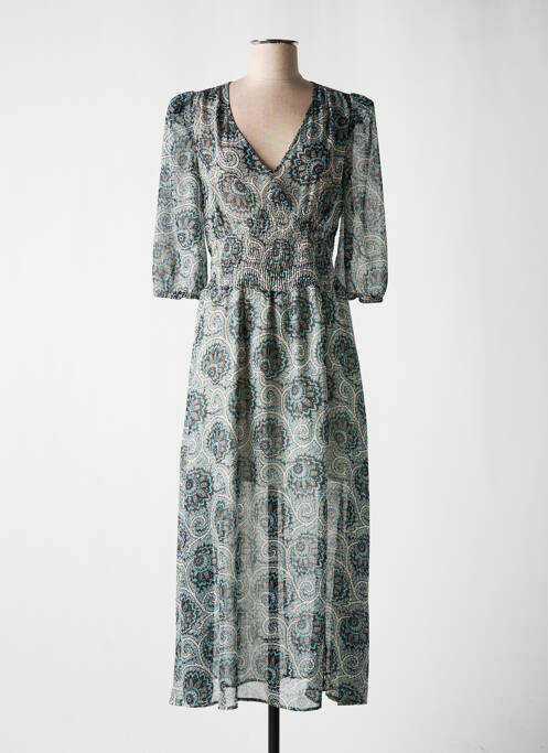 Robe longue bleu MORGAN pour femme