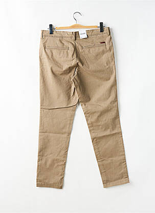 Pantalon chino tissage popeline taille normale marron JACK & JONES homme
