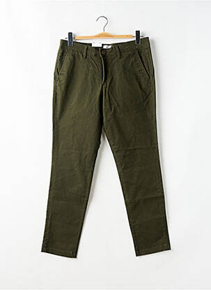 Pantalon chino tissage popeline taille normale vert JACK & JONES homme