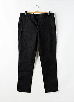 Pantalon chino tissage popeline taille normale noir MANGO homme