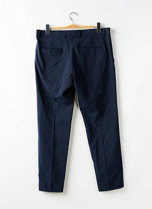 Pantalon chino tissage popeline taille normale bleu SELECTED homme
