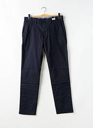 Pantalon chino tissage popeline taille haute bleu TOMMY HILFIGER homme