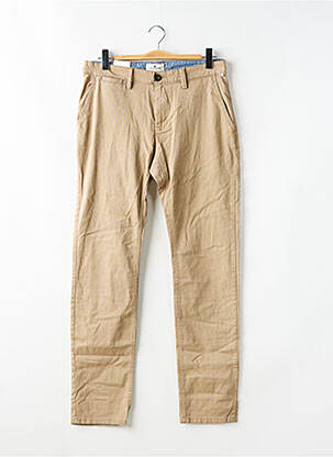Pantalon chino tissage chiné taille normale beige TOM TAILOR homme