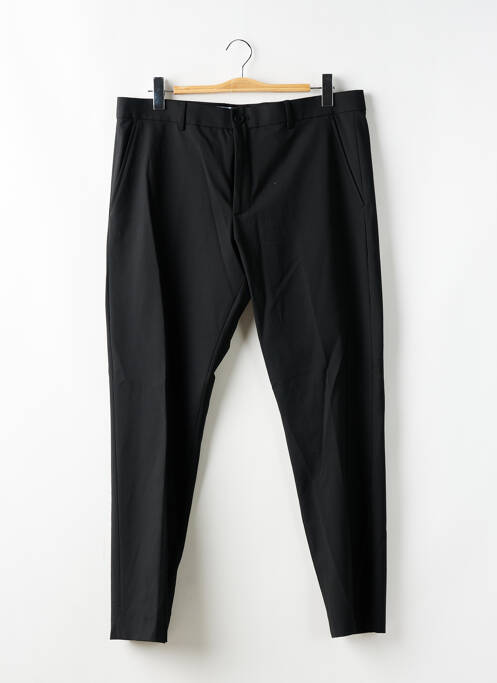 Pantalon chino tissage popeline taille normale noir SELECTED homme
