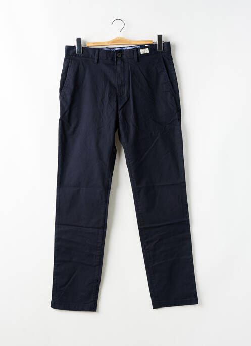 Pantalon chino tissage popeline taille haute bleu TOMMY HILFIGER homme