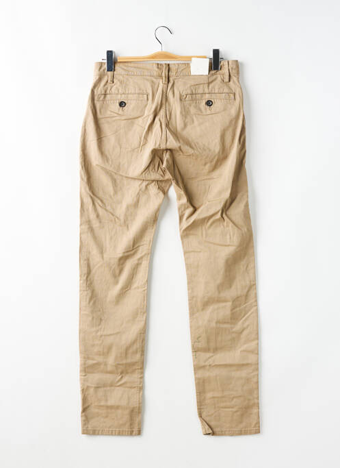 Pantalon chino tissage chiné taille normale beige TOM TAILOR homme