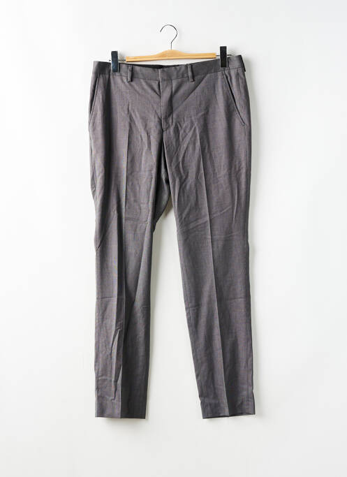 Pantalon chino gris SELECTED pour homme