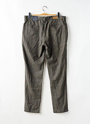 Pantalon chino tissage chiné taille normale gris BRUCE & BUTLER  homme