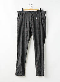 Pantalon chino poches taille normale gris BRUCE & BUTLER  homme