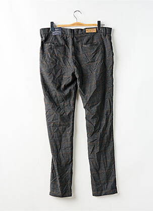 Pantalon chino poches taille normale gris BRUCE & BUTLER  homme