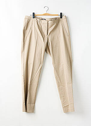 Pantalon chino fermeture zippée sous rabat avec crochet taille normale beige ESPRIT homme