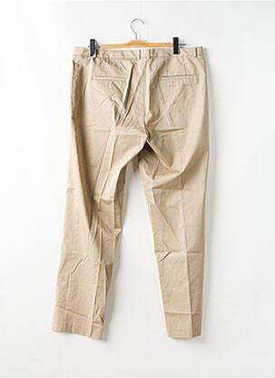 Pantalon chino fermeture zippée sous rabat avec crochet taille normale beige ESPRIT homme