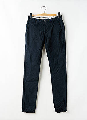 Pantalon chino tissage chiné taille normale bleu GARCIA homme