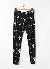 Legging noir GET INFECTED pour femme seconde vue