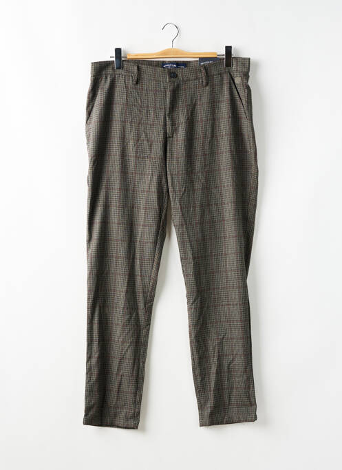 Pantalon chino tissage chiné taille normale gris BRUCE & BUTLER  homme