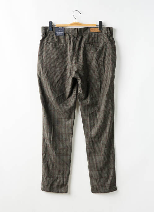 Pantalon chino tissage chiné taille normale gris BRUCE & BUTLER  homme