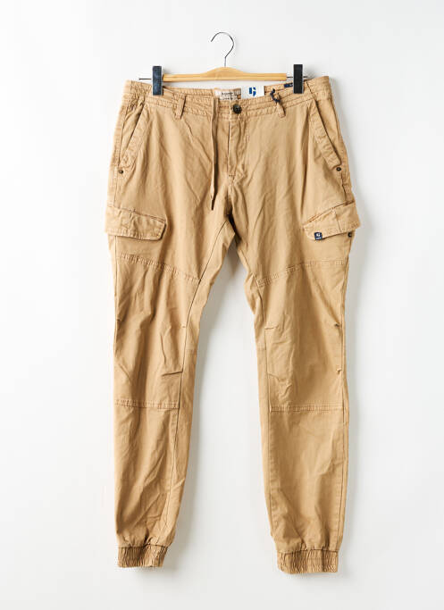 Pantalon cargo resserrée sur le bas taille normale beige GARCIA homme