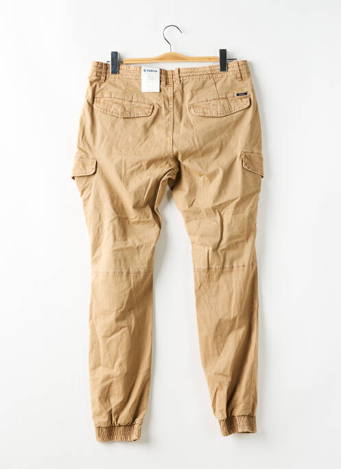 Pantalon cargo resserrée sur le bas taille normale beige GARCIA homme