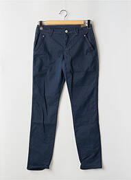 Pantalon chino taille basse taille basse bleu STREET ONE femme