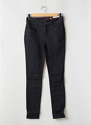 Jeans coupe slim stretch taille haute noir STREET ONE femme