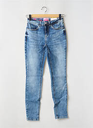 Jeans coupe slim stretch taille haute bleu STREET ONE femme
