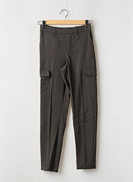 Pantalon cargo taille élastique taille haute vert VERO MODA femme